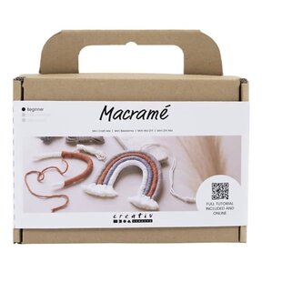 Macramé Regenboog Mini Kit