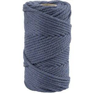 4mm Macramé, Blauw