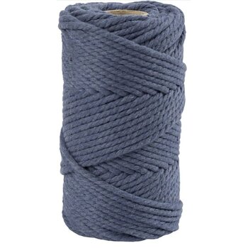 Creativ Company | 4mm Macramé, Blauw