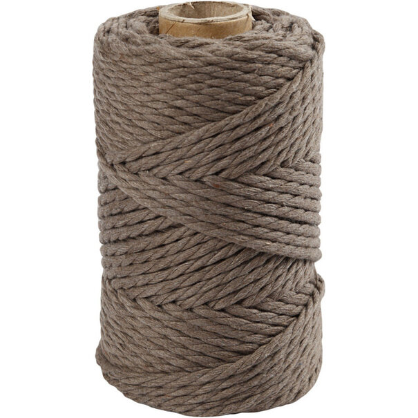 Creativ Company | 4mm Macramé Koord. lichtbruin