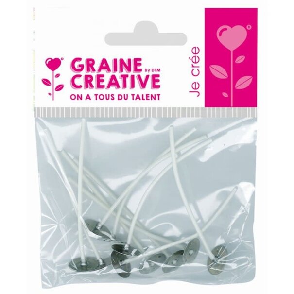Graine Creative | Kaarsenlonten met houder 70 mm (10st)