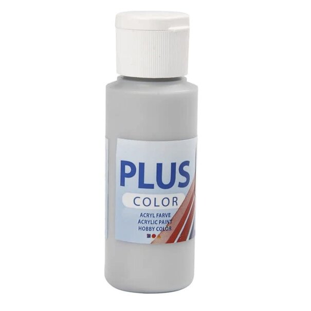 Plus Color acrylverf - Silver  / 60 ml