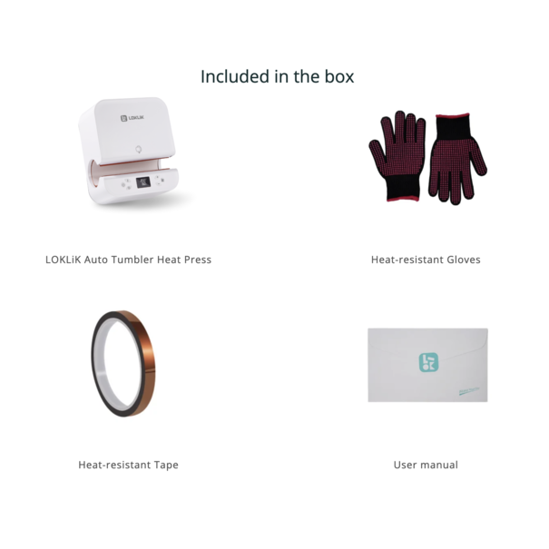 Loklik | LOKLIK Auto Tumbler Heat Press