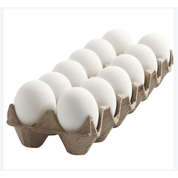 Creativ Company | Ei plastic wit (12st)