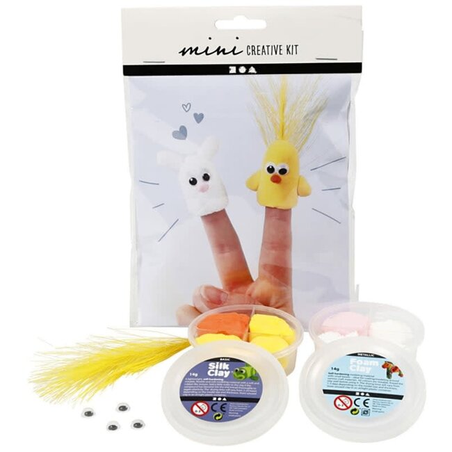 Mini Creative Kit - vingerpoppen boetseren