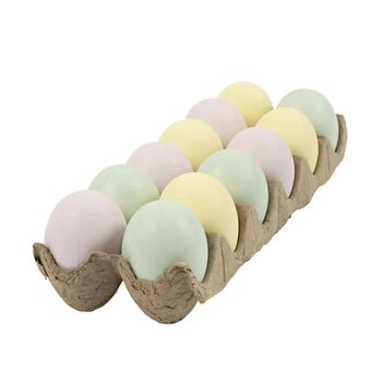Creativ Company | Ei plastic pastelkleuren (12st)