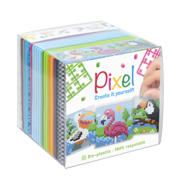 Pixelhobby | Pixel kubus - Tropische Vogels