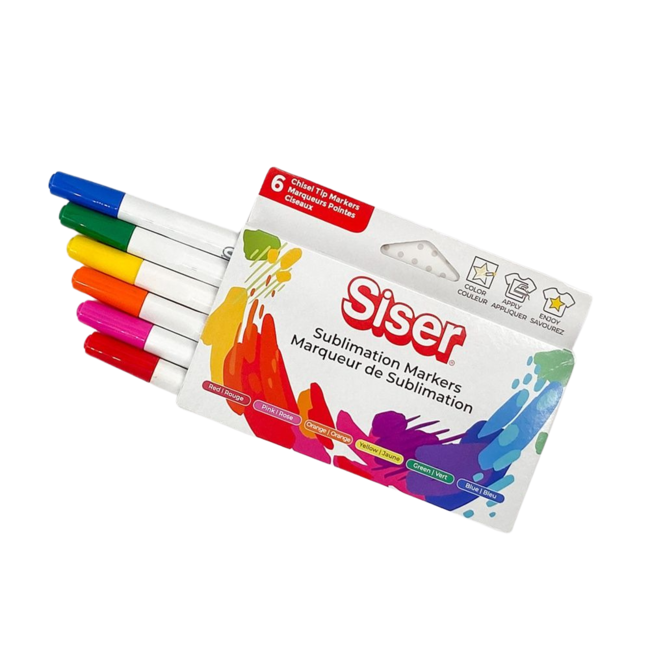 Siser Sublimation Markers - Primary Pack