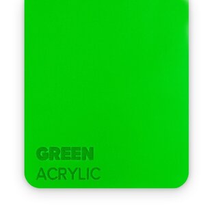Acrylic Green 3mm (21x30cm)