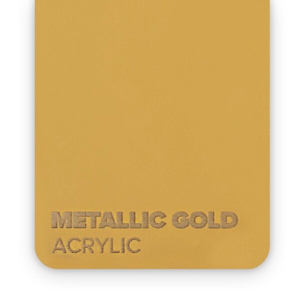 Flux | Acrylic Metallic Gold 3mm