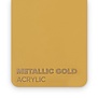 Acrylic Metallic Gold 3mm