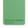 Acrylic Metallic Green 3mm 37.5x40cm