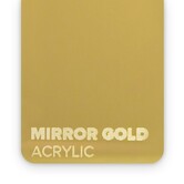 Acrylic Mirror Gold 3mm