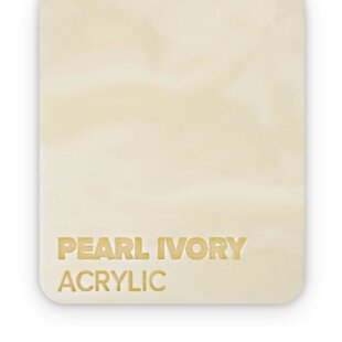 Acrylic Pearl Ivory 3mm (21x30 cm)