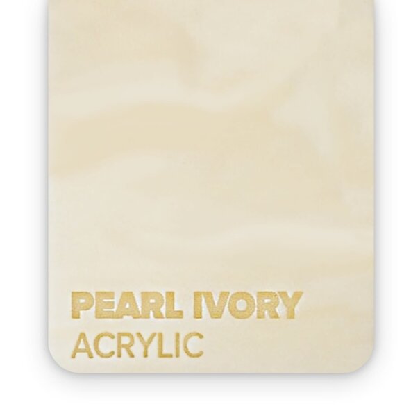 Flux | Acrylic Pearl Ivory 3mm (21x30 cm)