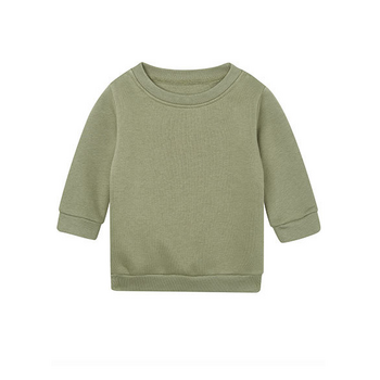 Babybugz | Baby Essential Sweatshirt - Soft Olive