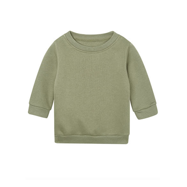 Babybugz | Baby Essential Sweatshirt - Soft Olive