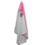 Baby Hooded Towel / White-Pink