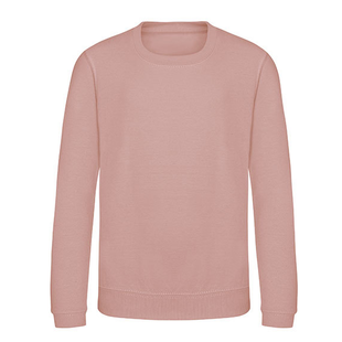 Kids AWDis Sweater - Dusty Pink