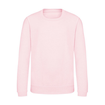 Just Hoods | Kids AWDis Sweater - Baby Pink