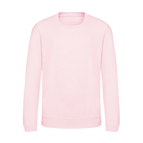 Just Hoods | Kids AWDis Sweater - Baby Pink