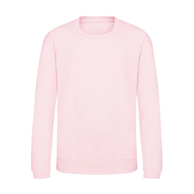 Kids AWDis Sweater - Baby Pink