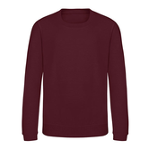 Kids AWDis Sweater - Burgundy