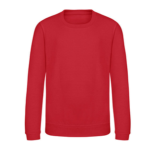 Kids AWDis Sweater - Fire Red