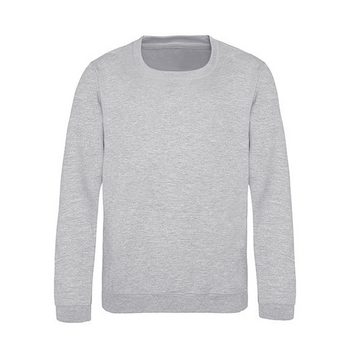 Just Hoods | Kids AWDis Sweater - Heather Grey