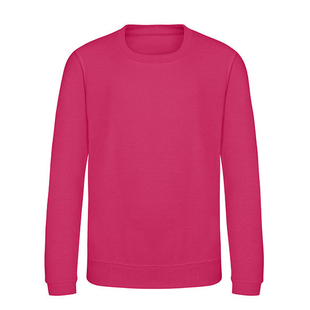 Kids AWDis Sweater - Hot Pink