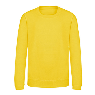 Just Hoods | Kids AWDis Sweater - Yellow Sun