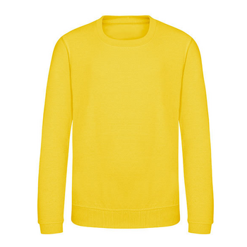 Just Hoods | Kids AWDis Sweater - Yellow Sun