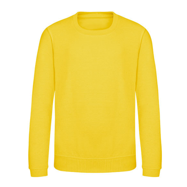 Just Hoods | Kids AWDis Sweater - Yellow Sun
