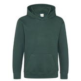 Kids AWDis Hoodie - Forest Green