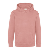Kids AWDis Hoodie - Dusty Pink