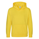Kids AWDis Hoodie - Sun Yellow
