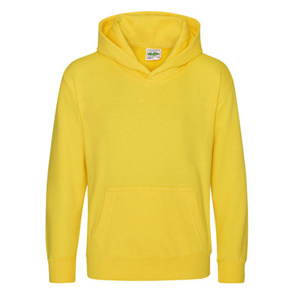 Just Hoods | Kids AWDis Hoodie - Sun Yellow