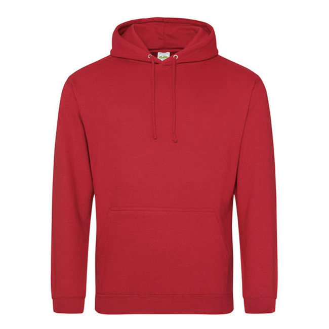 Adult AWDis Hoodie - Fire Red