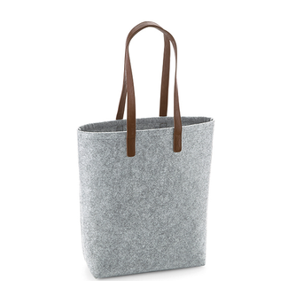 Bagbase | Felt Shopper premium - Grey Melange