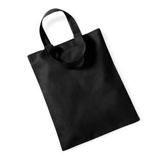 Katoenen Mini Draagtas - Black