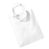 Katoenen Mini Draagtas - White