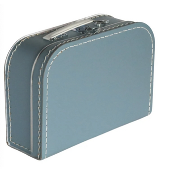 Grijsblauw koffertje (25cm)