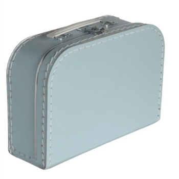 Lichtblauw koffertje (25cm)