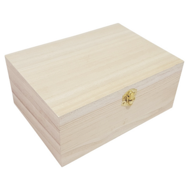 Kist A5 formaat met klepdeksel paulownia