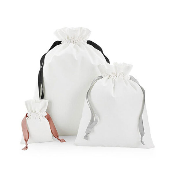 Westford Mill | Katoenen Cadeauzakje Soft White /  Light Grey