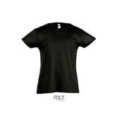 Girls T-shirt - Deep Black