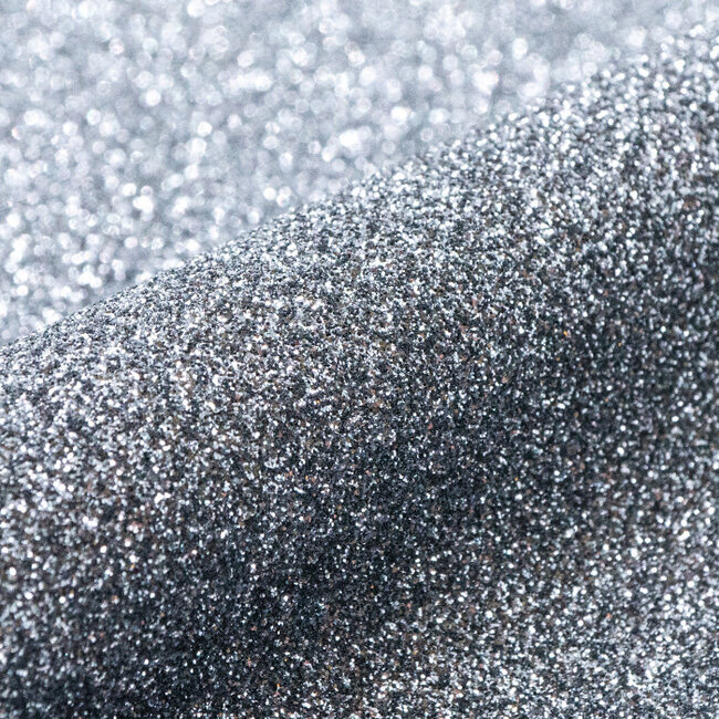 Glitter Silver Black - G0061