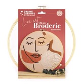 Kit Borduren - Gezicht Line Art
