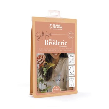 Graine Creative | Kit Borduren Op Kleren - Self Love