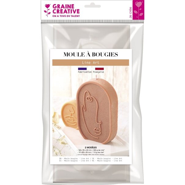 Graine Creative | Thermo mal voor kaarsen - Line Art
